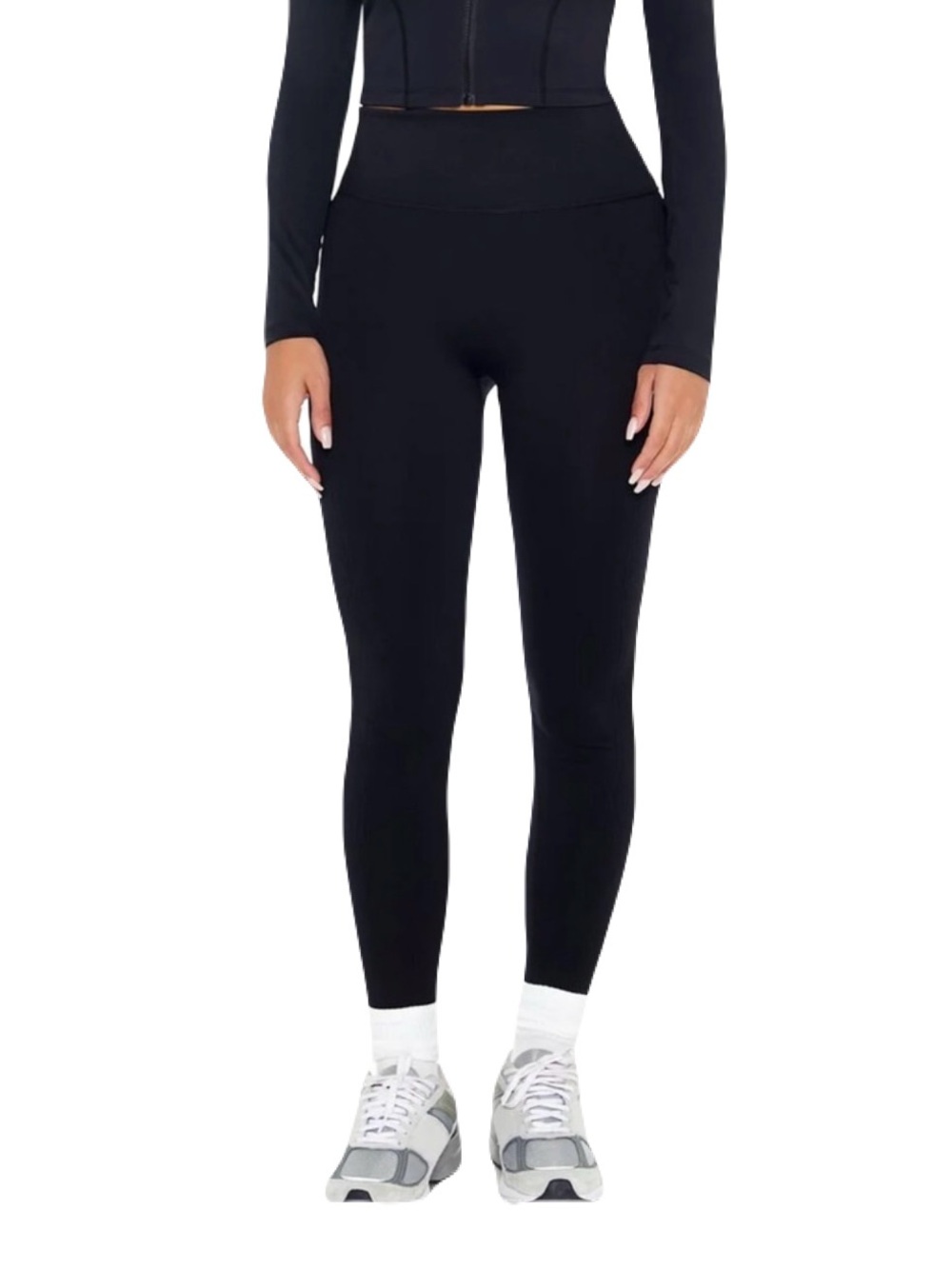 NWT Black High Waisted Naked Leggings M Workout